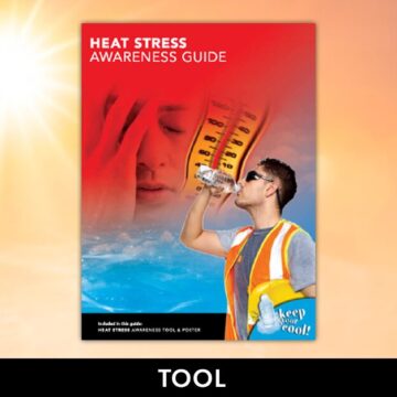 Feature image for the Heat Stress Awareness Guide from OHCOW.